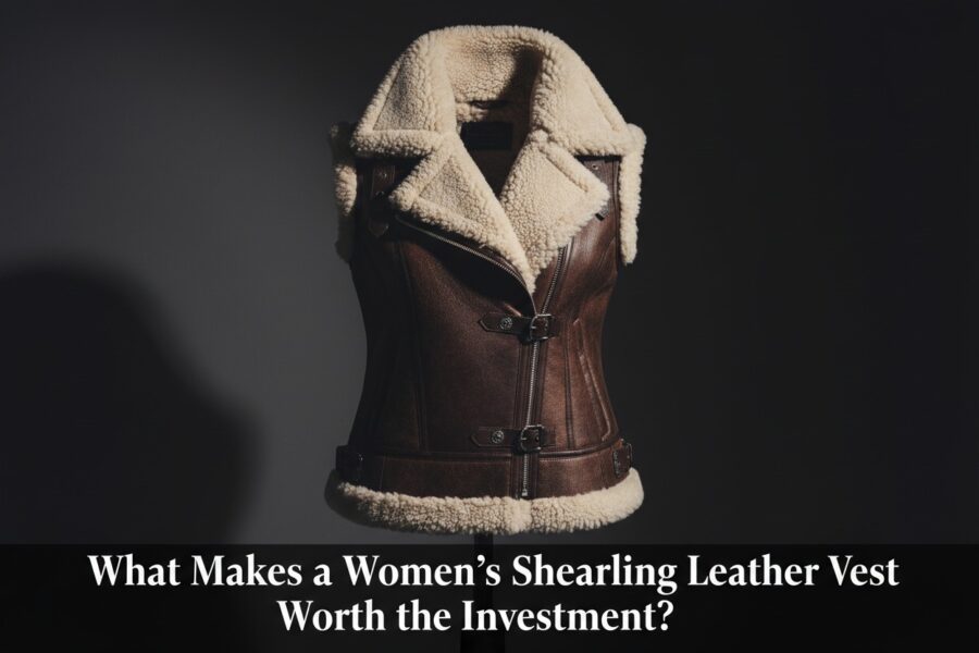 What Makes a Women’s Shearling Leather Vest Worth the Investment?