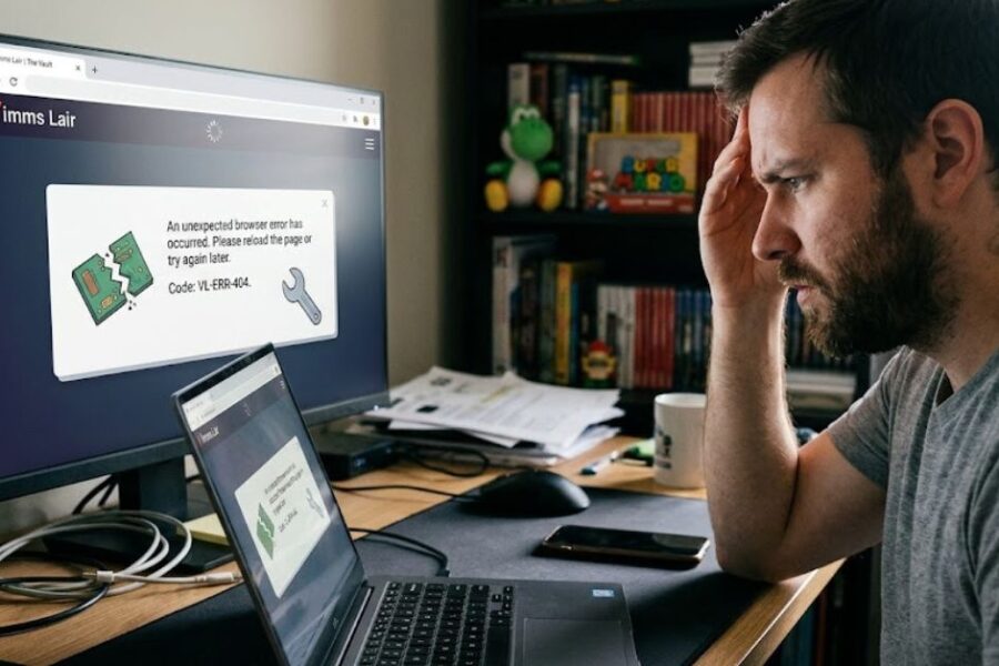 Vimms Lair Unexpected Browser Error: Causes and Easy Fixes!